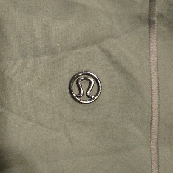 Lululemon Glyde Along Softshell Jacket 8 Green Twill - Picture 5 of 9